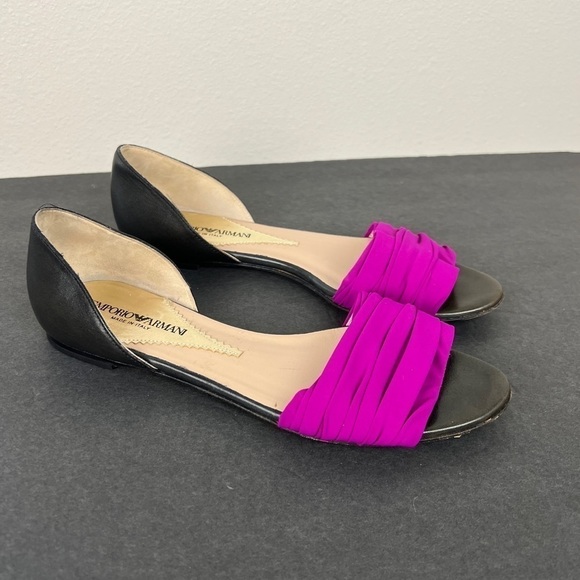 Emporio Armani Slip On Sandals Made in Italy - Picture 2 of 9